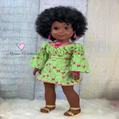 Whitney in Black 11-12” Wig for American Girl & 18" Dolls