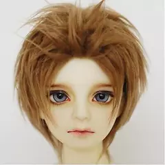 Handmade Toy 1/12 1/8 1/6 1/3 1/4 Doll Wig BJD/SD Doll Props Short Hair 1 Pcs