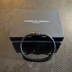 Porsche Design Grooves 2.0 Bracelet Black Black 23cm 4046901816506 German Made