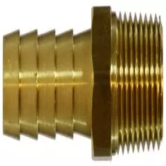 5/8" Hose Barb x 1/2" Male NPT Brass Pipe Fitting for Gas Water Air Fuel Qty 1