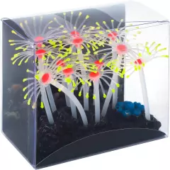 Glowing Effect Artificial Coral Plant for Fish Tank, Decorative Aquarium Ornamen