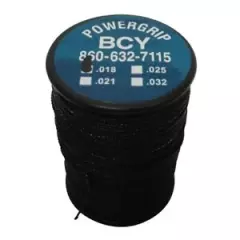 BCY 65809 Power Grip Serving Black. 021 75 yds Archery Spool Hunting Bow String