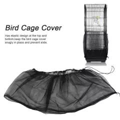 Bird Cage Cover Universal Birdcage Polyester Mesh Cover Catcher Parrots