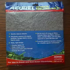 Lot of 2 Acurel Nitrate Reducing Media Pad for Fresh or Salt Aquariums 18"x10"