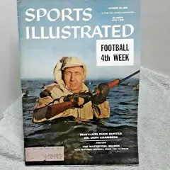 Sports Illustrated October 22 1956 Maryland Duck Hunter John Chambers World Seri