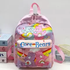 Care Bears Backpack Cartoon Mini Women Canvas Shoulder Bag Handbags Kids Bag