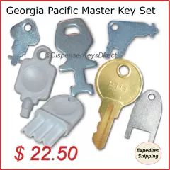 Georgia Pacific Master Key Set for Paper Towel, Toilet Tissue & Soap Dispensers