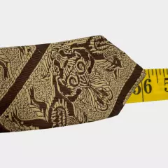 AquaMarine Winged Jackal Horse Egyptian Greek Mythical 1970s Tie Men's 4" x 56"