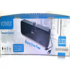 Votntut Computer Desktop Speaker EL003A USB Mode Black BRAND NEW