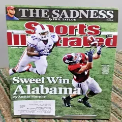 Sports Illustrated December 2009 Colin Peek Alabama Crimson Tide magazine