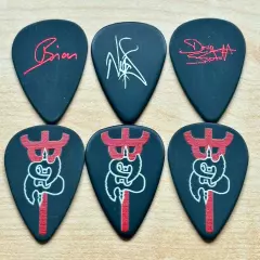 Set Of 6 SAXON 2024 UK tour Guitar Pick Picks With Judas priest