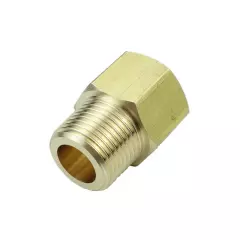 3/8" Male BSPT * 3/8" Female NPT Adapter European to American Brass Pipe Fitting