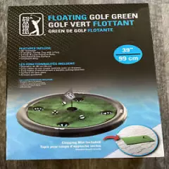 PGA Tour Floating Golf Green Pool Backyard Swimming Floating Golf Game Set 39in