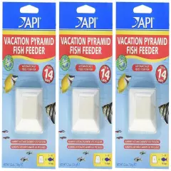 API 14-Day Pyramid Fish Feeders (3 Pack)