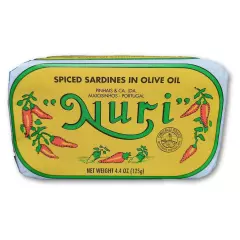 Portuguese Sardines In Spiced Olive Oil - 10 Pack - (4.4 Oz Cans)