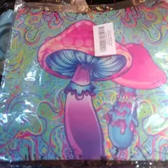 Groovy Mushrooms Mouse Pad For Computer PC Laptop Non Slip Psycadelic Colorful