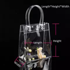 New Clear Tote Bag Transparent Purse Shoulder Handbag Stadium Approved Hot S/M/L