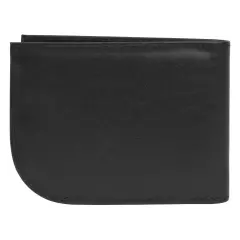 Travelon Safe ID Leather Front Pocket Wallet Black One Size