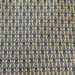 Beaufort Tie Rack Gold Blue 100% Silk Men’s Neck Tie Made In Italy