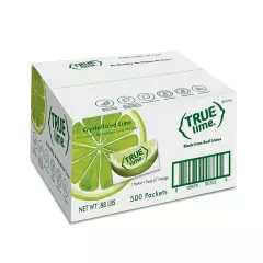 True Lime Water Enhancer Bulk Pack 500 Packets Zero Calorie Water Drink Real Lem