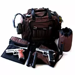 NEW Brown 20" NATO Tactical ® Gun Pistol Range shoot hunt 1000D molle Duffle bag