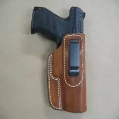 Walther PPQ 45 M2 IWB Leather In The Waistband Concealed Carry Holster TAN RH