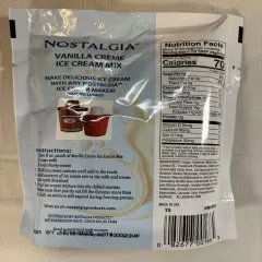 Nostalgia Ice Cream Mix. Set of 3 - Vanilla, Chocolate and Strawberry. Exp 2025