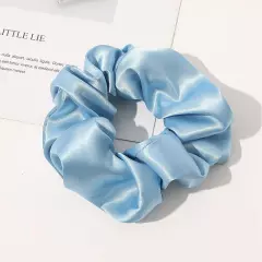 Large Scrunchies Silk Satin Elastic Hair Bands Hair Rope Tie Ponytail Accessory#