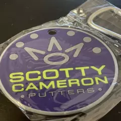 Brand New Scotty Cameron Circle T Purple Lime Putting Disc Circle T Bag Tag