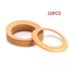 10pc/Pump Piston Rings Rubber Insulated For 1100w Oil-Silent Air Compressor