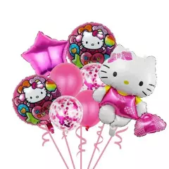 Hello Kitty 10pcs Party Balloon Set, perfect for any celebration, Kawii Cute!!