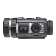 SiOnyx Aurora Black Night Vision Camera with Case and Rail Mount and Hat Bundle