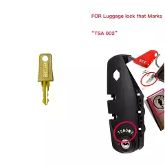 2 Key Set TSA 007 TSA 002 Master Luggage Keys, Universal Travel Locks Compatible