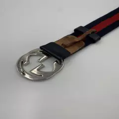 Gucci Interlocking Leather Belt Men s