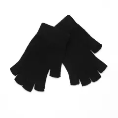 New Pure Cashmere Wool Gloves Man Women Half Finger Fingerless Gloves Mittens