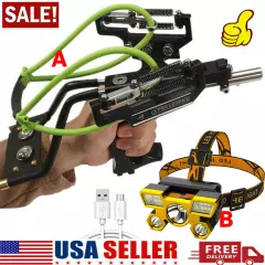 Slingshot Hunting Fishing Heavy Duty High Velocity Catapult Laser Shooting Kit