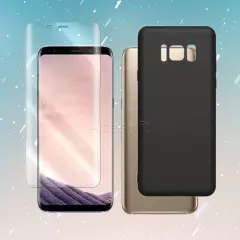 High Definition Screen Protector Film and Case for Samsung Galaxy S8 SM-G950U US