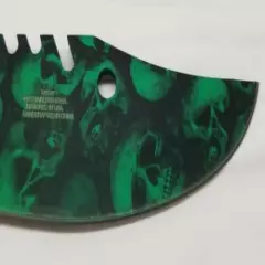 15.5" ZOMBIE SKULLS FIXED BLADE HUNTING KNIFE - NEW