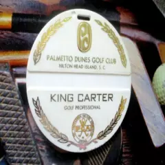 vtg - PGA Bag Tag - PALMETTO DUNES GOLF CLUB gc - Hilton Head Island SC