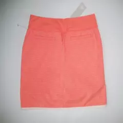 ADIDAS Ladies GOLF Pull On RANGEWEAR Coral Dot Pockets SKORTS Womens LARGE NEW