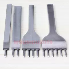 Leather Craft Tools Hole Chisel Graving Stitching Punches Tool Set 3, 4, 5, 6MM