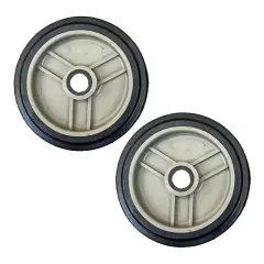 Maximize Stability with Shock Absorption Air Compressor Caster Wheel Set of 2