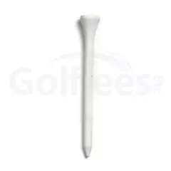 1000 x 3 1/4" Wooden Golf Tees - WHITE (10 x Bags of 100)