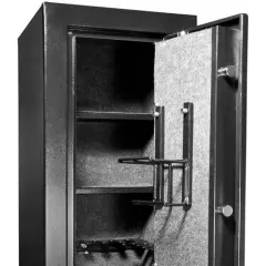 Barska Large Biometric Rifle Safe w/ Fingerprint Lock, Handle, & Keys, AX11898