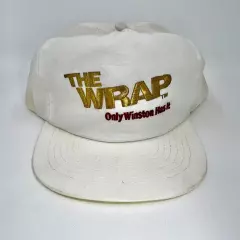 Vintage Winston Gold The Wrap Snapback White Trucker Hat