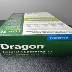 New Nuance Dragon Naturally Speaking 10 Preferred Speech Recognition Software