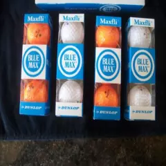 Vintage Dunlop Maxfli Blue Max Golf Balls (Unplayed Dozen)