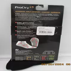 2 Pairs FootJoy ProDry Golf Crew Socks Plaid 15020-991 Sz 7-12 B2