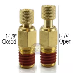 4 Male 1/4" Air Compressor Tank Moisture Water Drain Twist Petcock Brass New