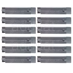 12 PC UTILITY KNIVES CARTON KNIFE BOX CUTTER SINGLE EDGE RAZOR BLADES STEEL AD12